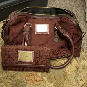 Calvin Klein purse and wallet